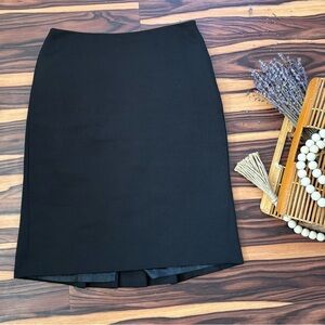 Ann Taylor Black High Low Skirt